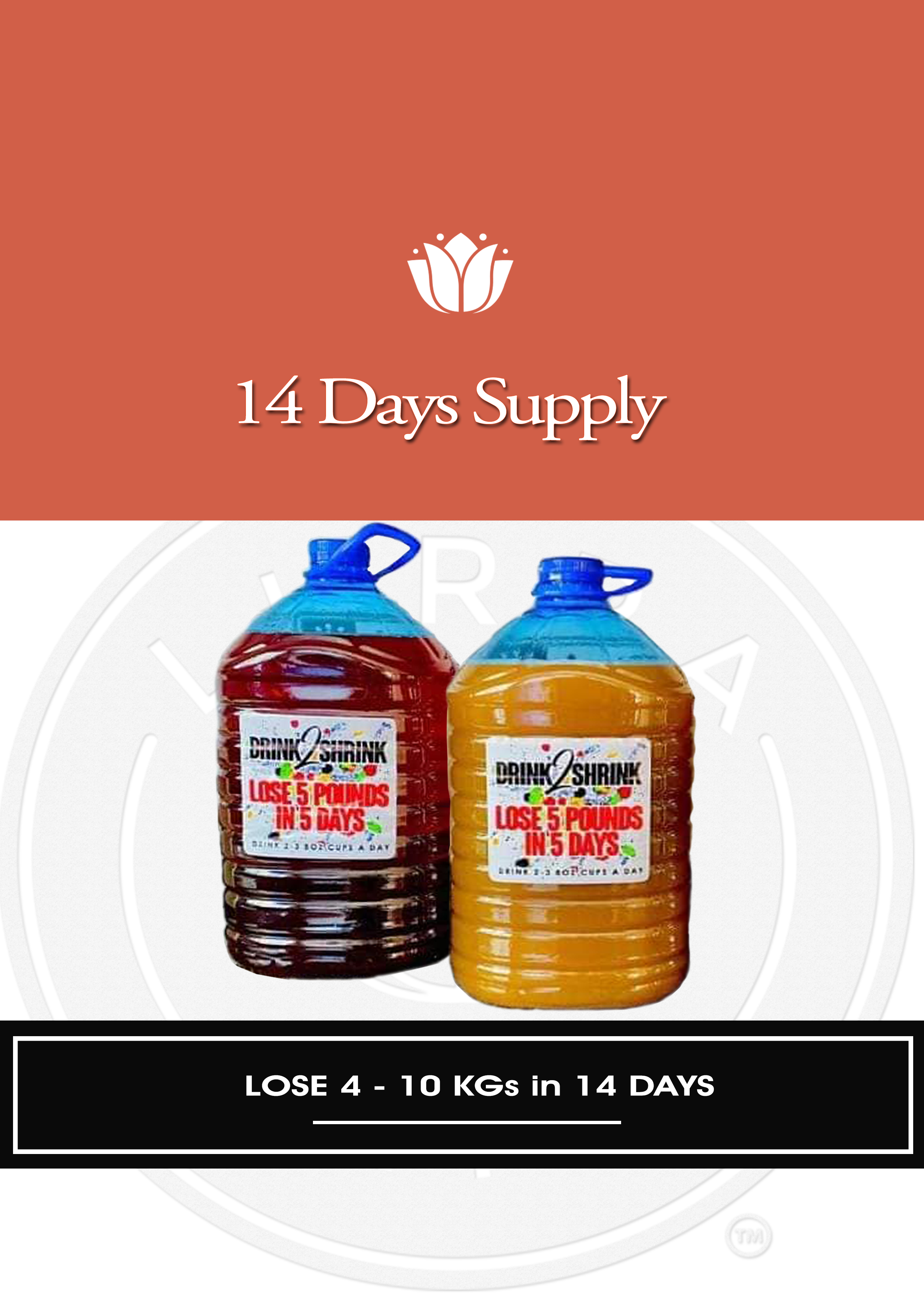 Drink2Shrink Detox Formula – 14 Days Supply